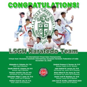 LSGH Karatekas Compete In Skiefi’s Virtual Kata Tournament 