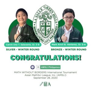 Borderless Math! Venterez, Salavante Represent PH In Math Tournament