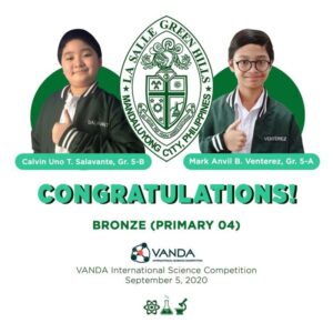 Salavante, Venterez Win Bronze In Science Competition