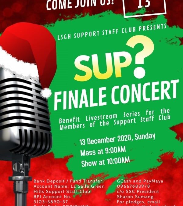 ‘Sup? Concert Series – Finale! 