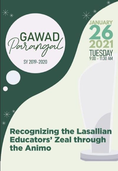 La Salle Green Hills Stages 41st Gawad Parangal La Salle Green Hills