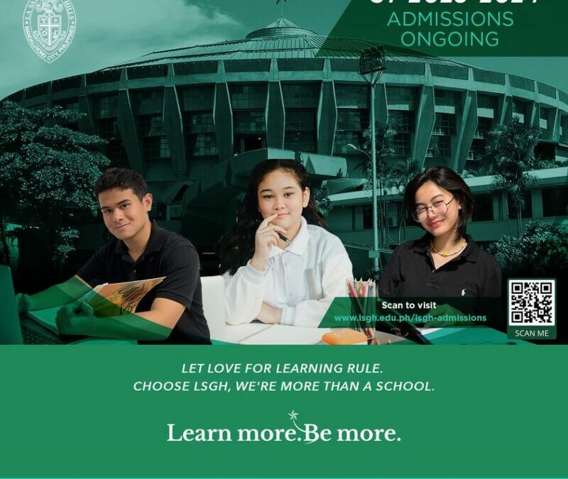 Apply at La Salle Green Hills for SY 2023-2024 