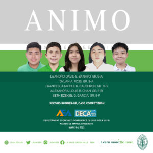LSGH 9th graders place second runner-up in case competition 