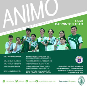 LSGH Badminton Team shines in Palarong Pambansa 