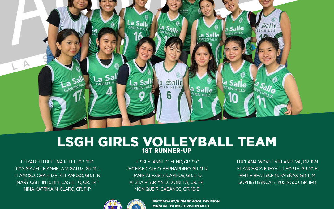 LSGH Girls Volleyball Team shines in Mandaluyong tournament 