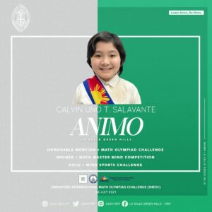 LSGH sixth grader shines in 2021 SIMOC