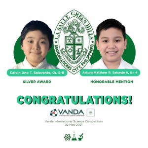 LSGH students win awards in international science competition