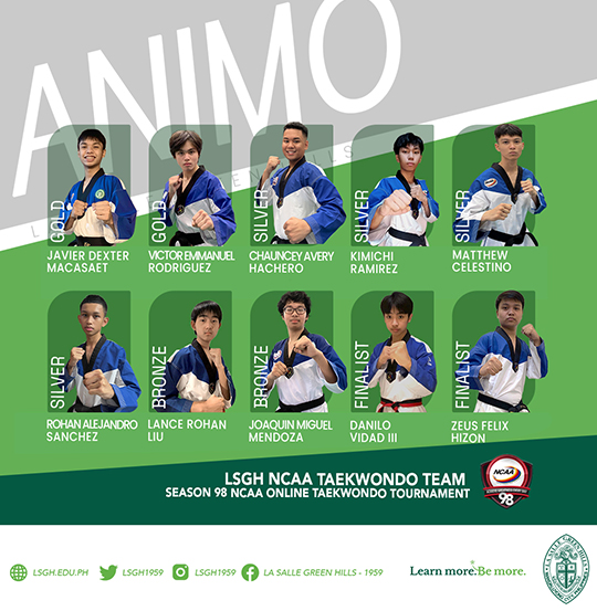 LSGH NCAA Taekwondo Team bags 8 medals  