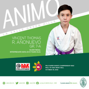 Añonuevo wins silver in Milo Super Karate Championship