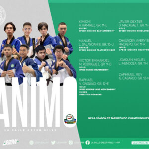 CSB-LSGH taekwondo jins shine in NCAA Season 97