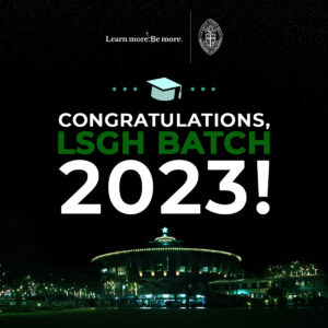 Congratulations, LSGH Batch 2023! 