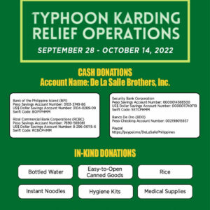 Help victims of Typhoon Karding