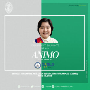 LSGH 6th grader wins bronze in SASMO