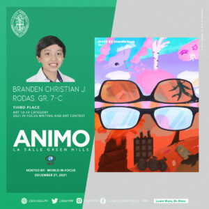 LSGH 7th grader bags 3rd place in 2021 In Focus Writing and Arts Contest 