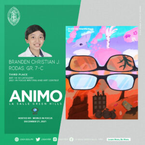 LSGH 7th grader bags 3rd place in 2021 In Focus Writing and Arts Contest