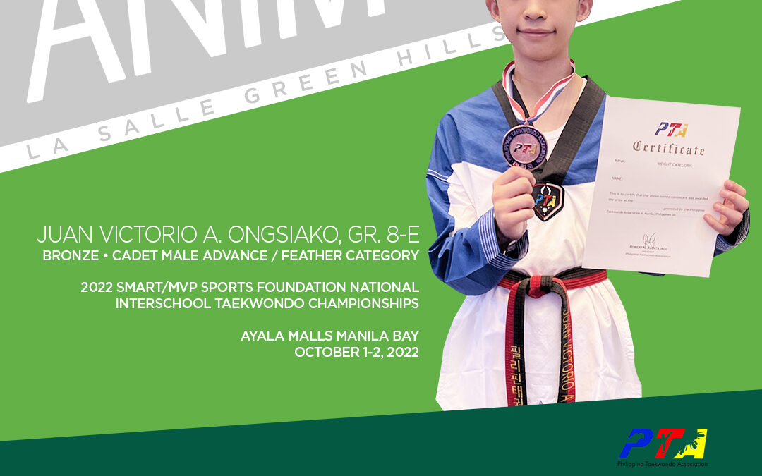 LSGH 8th grader bags bronze in national interschool taekwondo event
