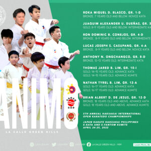 LSGH Karatedo Team bags 11 medals in 5th Hakuakai championships