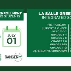 LSGH announces enrollment schedule for SY 2021-2022