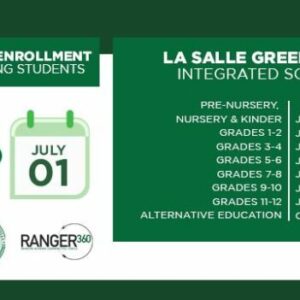 LSGH announces enrollment schedule for SY 2021-2022 