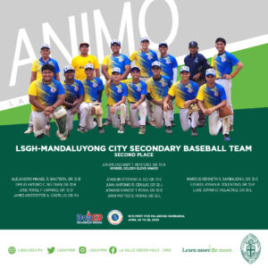 LSGH elementary baseball bags 3rd place at the NCR Palaro