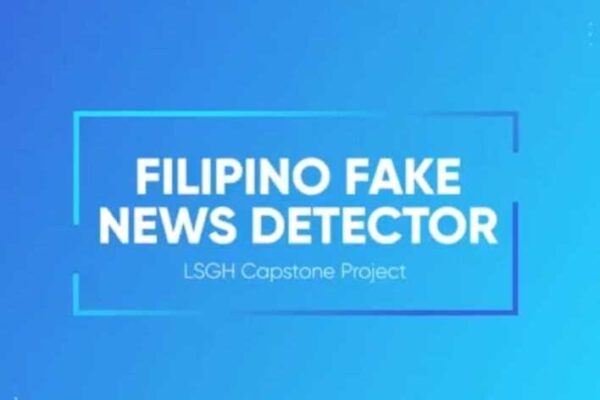 LSGH senior high school students develop prototype Filipino Fake News Detector 