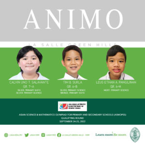 LSGH students bag medals, merit in 12th ASMOPSS qualifying round