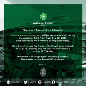 LSGH to push through with August 16 opening of classes