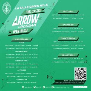 La Salle Green Hills offers 5-day free ARROW trial classes 
