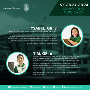 Learn more and be more at LSGH!  