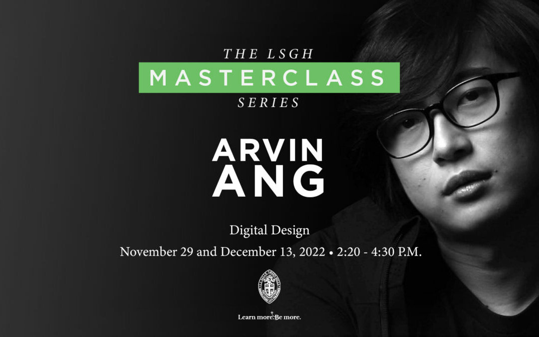 Masterclass series with Arvin Ang 