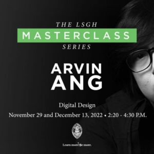 Masterclass series with Arvin Ang 