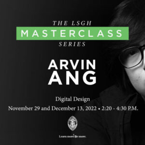 Masterclass series with Arvin Ang