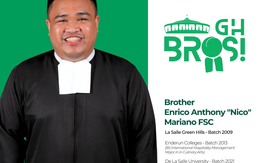 Meet Br. Nico from Batch 2009 