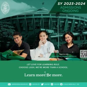 SY 2023-2024 admissions ongoing! 