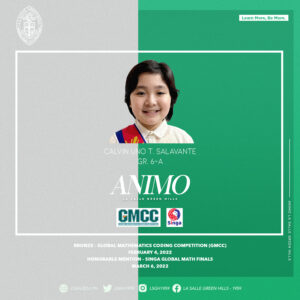 Salavante wins bronze in GMCC prelims