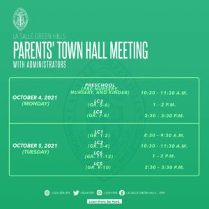 See you at the 1st Town Hall Meeting! 