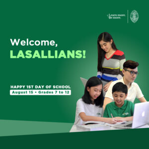 Welcome, our dear Lasallians, to LSGH.