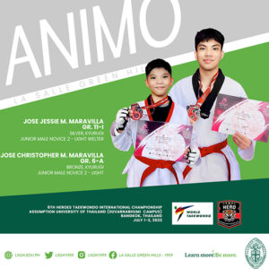 Maravilla brothers bag silver, bronze in Thailand taekwondo championships
