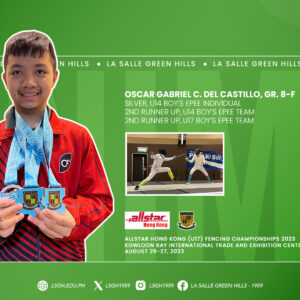 Del Castillo bags 3 medals in Hong Kong fencing meet