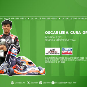 Cura shines in Malaysian karting championship 
