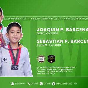 Barcena brothers bag medals in 1st Olivarez Taekwondo Championships 