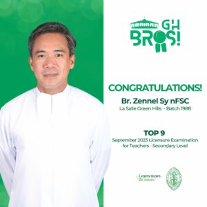 Congratulations, Brother Zennel!