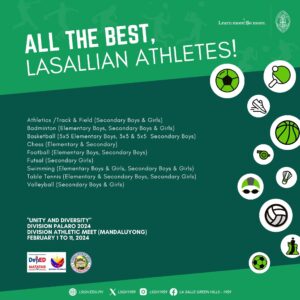 LSGH athletes join Palaro 2024