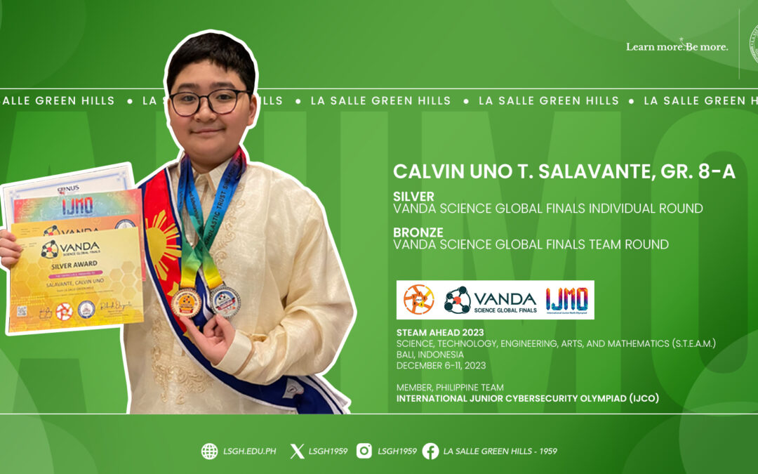 Salavante bags medals in international science competition