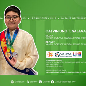 Salavante bags medals in international science competition