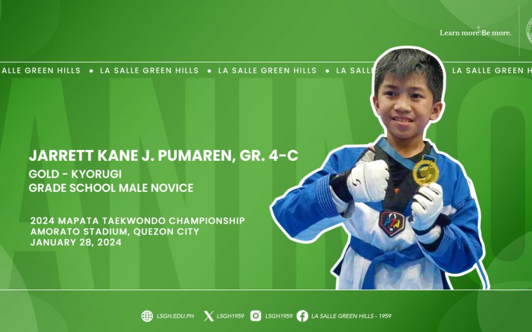 Pumaren bags gold in MAPATA Taekwondo Championship