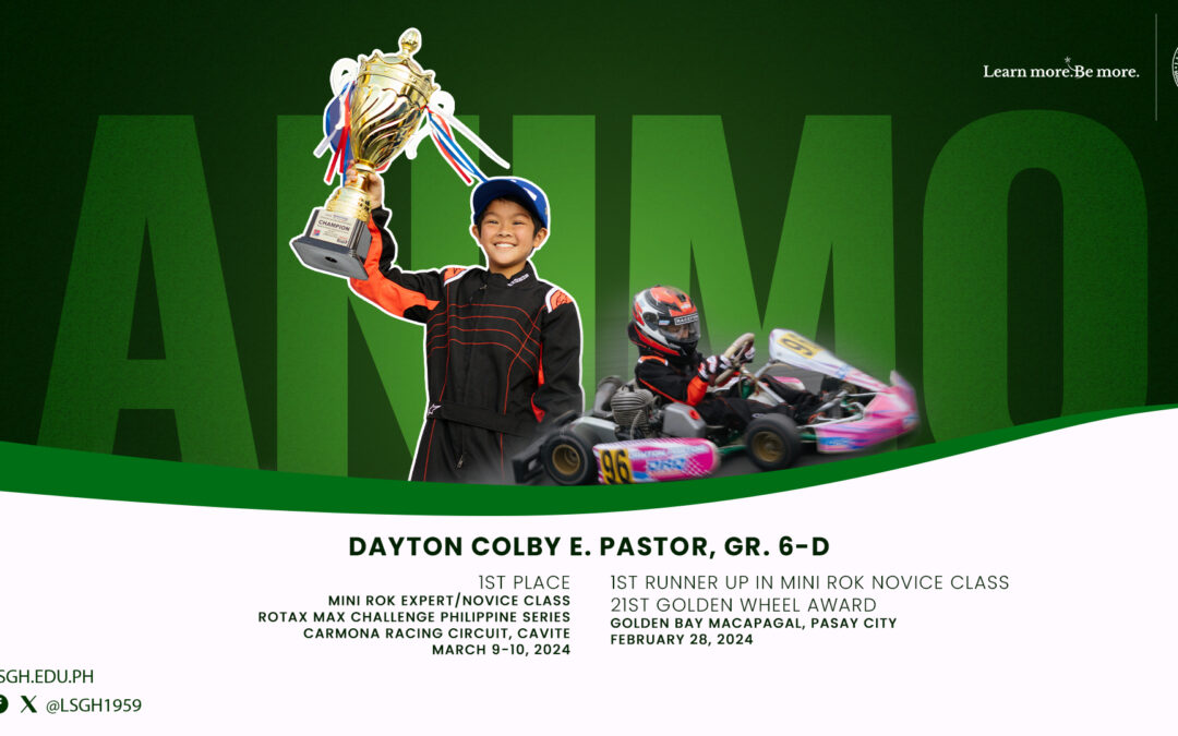 Pastor bags 1st place in Rotax Max Challenge 
