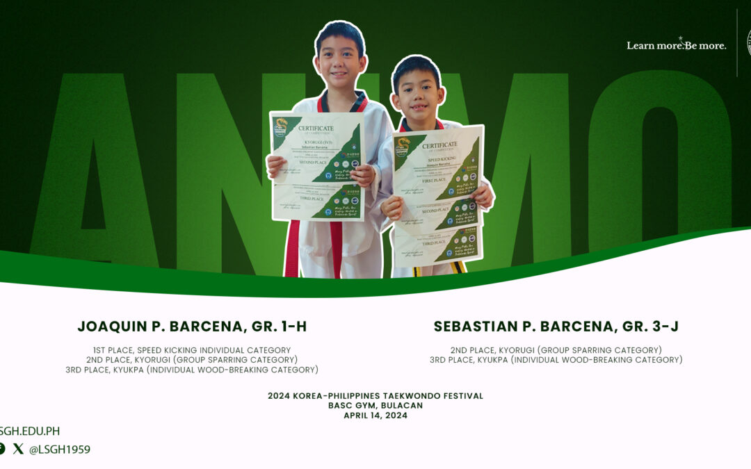 Barcena brothers shine with multiple medal-haul in Korea-Philippines Taekwondo Festival