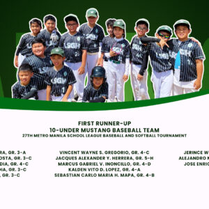 LSGH Mustangs clinches first runner-up in metro school baseball, softball tilt