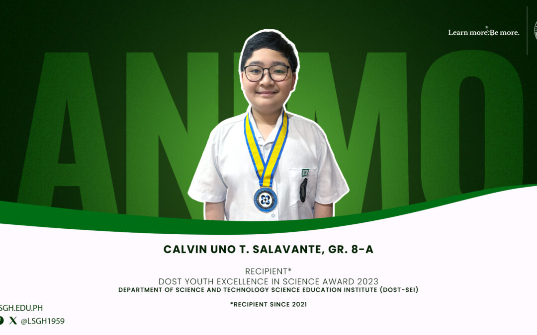 Salavante receives DOST-YES Award anew